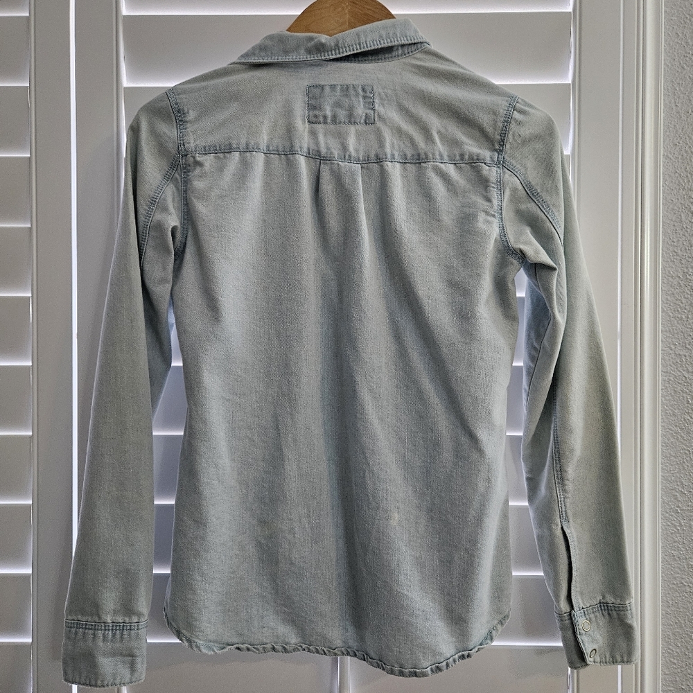 Denim Button Down - Picture 4 of 6